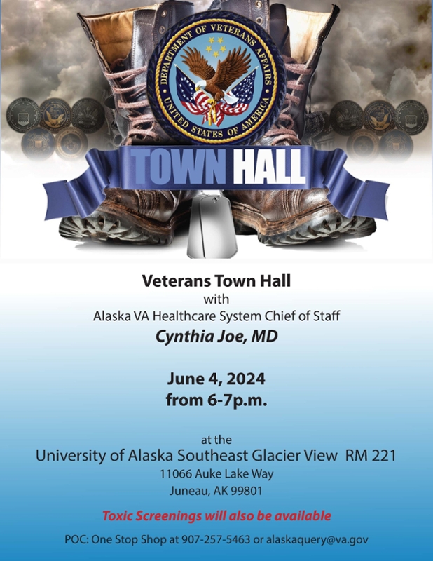 image of flyer for VA Healthcare Town Hall
